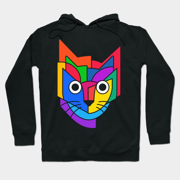 cruious cat Hoodie by bulografik